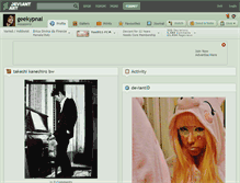 Tablet Screenshot of geekypnai.deviantart.com