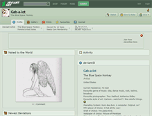 Tablet Screenshot of gab-a-lot.deviantart.com