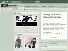 Tablet Screenshot of maxxterry.deviantart.com