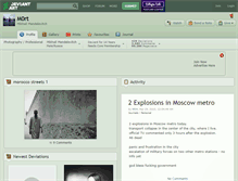 Tablet Screenshot of m0rt.deviantart.com