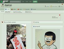 Tablet Screenshot of diegokman.deviantart.com