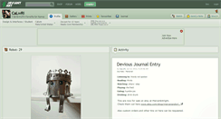 Desktop Screenshot of calwri.deviantart.com