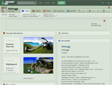 Tablet Screenshot of niohoggr.deviantart.com