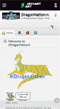 Mobile Screenshot of dragonnation.deviantart.com