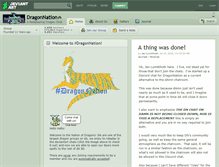 Tablet Screenshot of dragonnation.deviantart.com