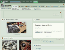 Tablet Screenshot of neuralgia.deviantart.com