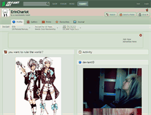 Tablet Screenshot of erincharlot.deviantart.com