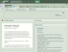 Tablet Screenshot of polynesia.deviantart.com