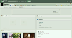 Desktop Screenshot of eroticus.deviantart.com