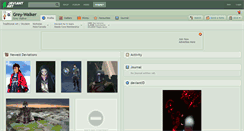 Desktop Screenshot of grey-walker.deviantart.com