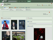 Tablet Screenshot of grey-walker.deviantart.com