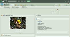 Desktop Screenshot of langford.deviantart.com