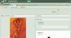 Desktop Screenshot of deadoralive.deviantart.com