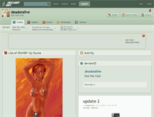 Tablet Screenshot of deadoralive.deviantart.com