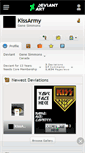 Mobile Screenshot of kissarmy.deviantart.com