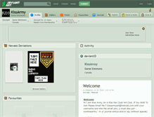 Tablet Screenshot of kissarmy.deviantart.com