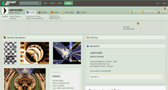 Desktop Screenshot of catminddo.deviantart.com