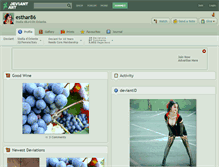 Tablet Screenshot of esthar86.deviantart.com