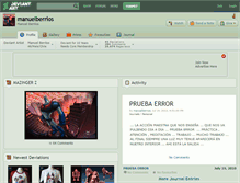 Tablet Screenshot of manuelberrios.deviantart.com