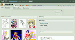 Desktop Screenshot of cagalli-fan-club.deviantart.com