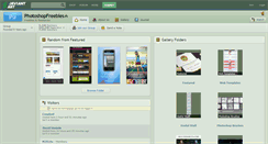 Desktop Screenshot of photoshopfreebies.deviantart.com