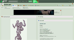 Desktop Screenshot of alcohol-user.deviantart.com