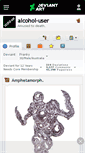 Mobile Screenshot of alcohol-user.deviantart.com