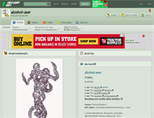 Tablet Screenshot of alcohol-user.deviantart.com