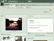 Tablet Screenshot of evil-snow.deviantart.com