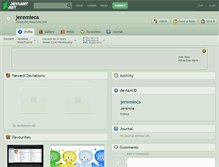 Tablet Screenshot of jeremieca.deviantart.com