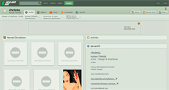 Desktop Screenshot of chelesta.deviantart.com