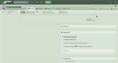 Desktop Screenshot of pinkcharmander.deviantart.com