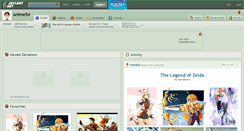 Desktop Screenshot of anime54.deviantart.com