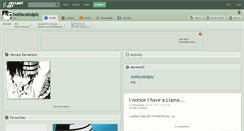 Desktop Screenshot of hotfacekidplz.deviantart.com