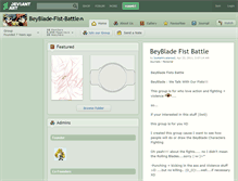 Tablet Screenshot of beyblade-fist-battle.deviantart.com