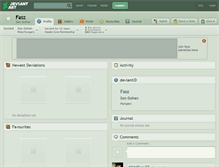 Tablet Screenshot of fasz.deviantart.com