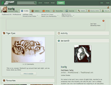 Tablet Screenshot of kselig.deviantart.com