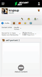 Mobile Screenshot of krupsup.deviantart.com