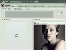Tablet Screenshot of krupsup.deviantart.com