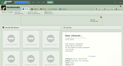Desktop Screenshot of karlahomolka.deviantart.com
