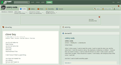 Desktop Screenshot of celery-soda.deviantart.com