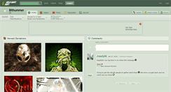 Desktop Screenshot of bithummer.deviantart.com