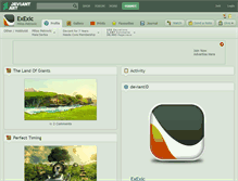 Tablet Screenshot of exexic.deviantart.com