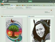 Tablet Screenshot of jujubeeze.deviantart.com