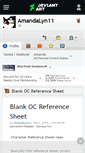Mobile Screenshot of amandalyn11.deviantart.com