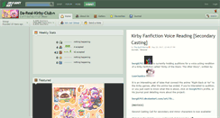 Desktop Screenshot of da-real-kirby-club.deviantart.com