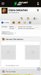 Mobile Screenshot of ciara-nekochan.deviantart.com