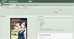 Desktop Screenshot of cami-kiku.deviantart.com