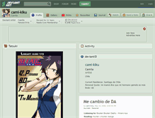 Tablet Screenshot of cami-kiku.deviantart.com