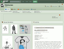 Tablet Screenshot of fbdskulman.deviantart.com